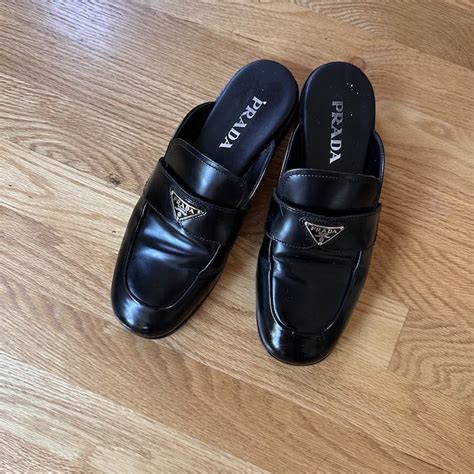 mules prada vintage|prada mule loafer.